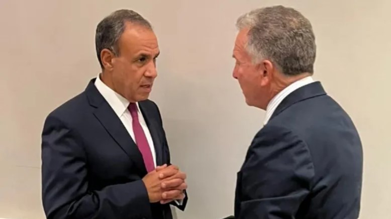 وزير الخارجية مع ستيف ويتكوف