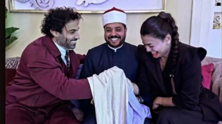 أسماء جلال وأحمد فهمي