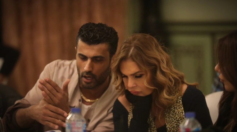  يسرا ومحمد سامي