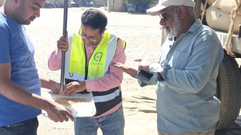  لضمان سلامة القمح المورد خطة متكاملة لسلامة الغذاء بالتنسيق مع الجهات المختصة باسوان 