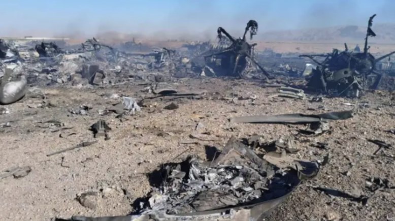 حطام طائرة أمريكية في إيران