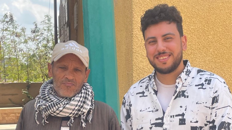 تربي ميت شهالة مع مراسل المنوفية