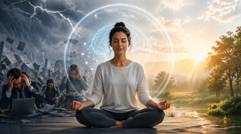 الثبات الانفعالي - تعبيرية مولدة بالذكاء الاصطناعي