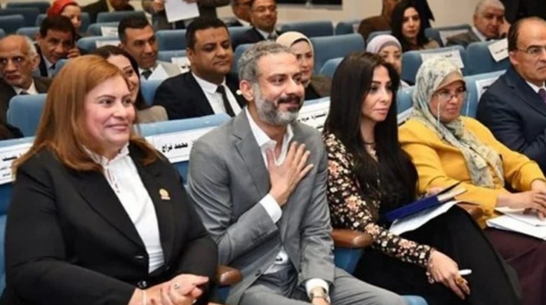  محمد فراج خلال اجتماع لجنة التضامن بمجلس النواب