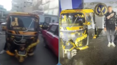 المتهم وجانب من الواقعة