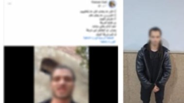 المتهم وجانب من الفيديو