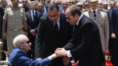 الرئيس السيسي واللواء كمال مدبولي