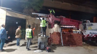 أعمال الصيانة بكوبري 6 أكتوبر