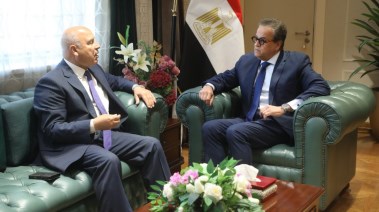 الدكتور خالد عبدالغفار والفريق كامل الوزير