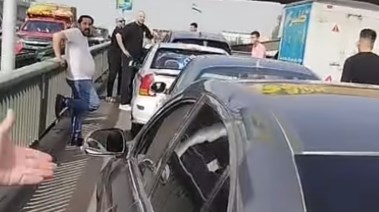 جانب من الحادث 