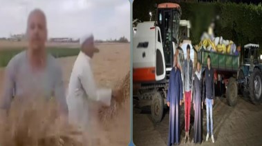 المتهمون وجانب من الواقعة 