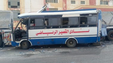 جانب من الحادث 