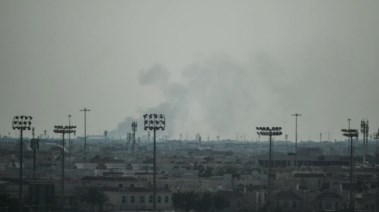 لقطة لإحدى الهجمات على قاعدة أمريكية في الكويت