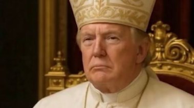 ترامب في شخصية البابا