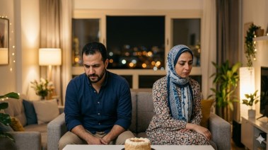 زوج وزوجته مولدة بـAI