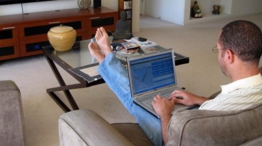 العمل من المنزل