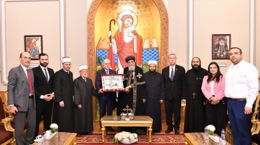  البابا تواضروس يستقبل قاضي قضاة فلسطين