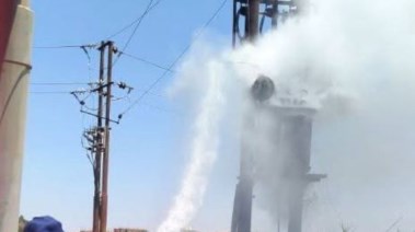 حريق محول كهربائي بالقليوبية 