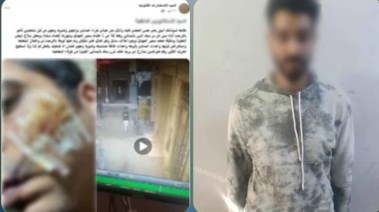 المتهم وجانب من الواقعة 