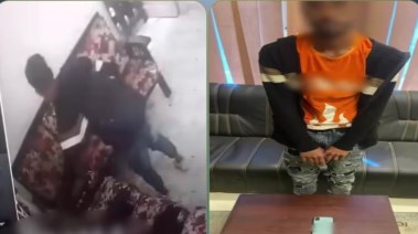 المتهم وجانب من الواقعة 