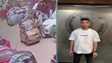 المتهم وجانب من الواقعة 