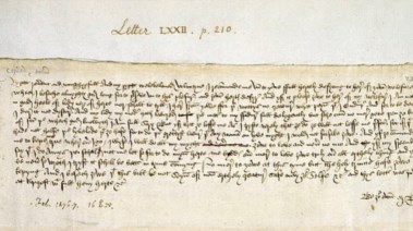 رسالة حب تعود إلى عام 1477