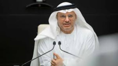 الدكتور أنور قرقاش المستشار الدبلوماسي لرئيس الإمارت يديتن الإعتداء علي السفارة الإماراتية في دمشق