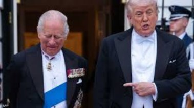 الرئيس الأمريكي دونالد ترامب والملك تشارلز الثالث