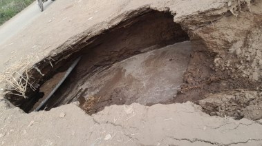 هبوط أرضي بقنا 