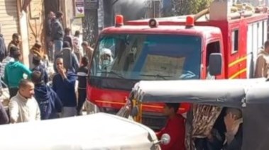 حريق فى قنا - أرشيفية