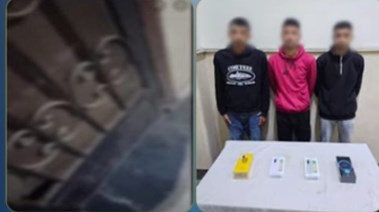 المتهمين وجانب من الواقعة