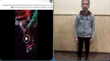 المتهم وجانب من الواقعة 