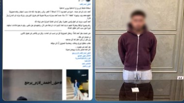 المتهم وجانب من الواقعة 