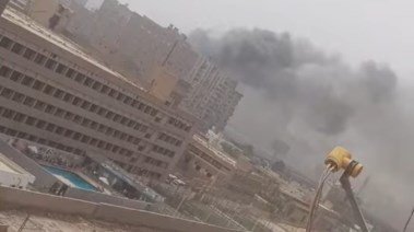 جانب من الحريق