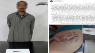 المتهم وجانب من الواقعة