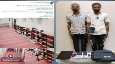 المتهمين وجانب من الواقعة 