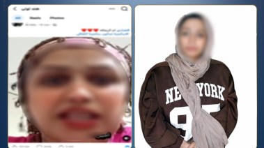 المتهمة وجانب من الواقعة