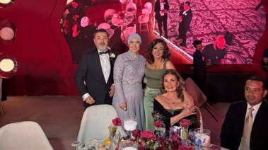 من حفل زفاف ابنة الإعلامي خيري رمضان