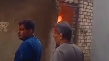 صورة من موقع الحادث 