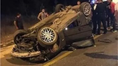 انقلاب سيارة - أرشيفية 