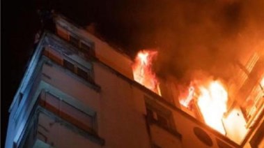 حريق شقة - أرشيفية 