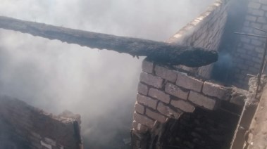 لقطة من الحريق