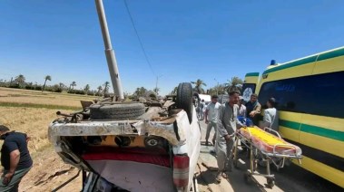 لقطة من الحادث 