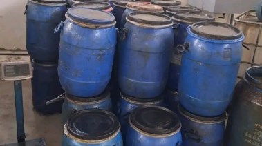 لقطة من المضبوطات 