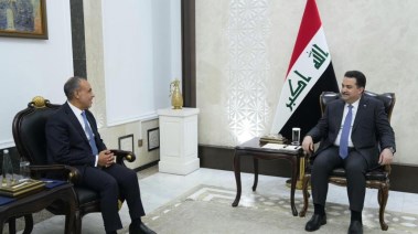 لقاء الدكتور بدر عبدالعاطي، مع رئيس الوزراء العراقي 