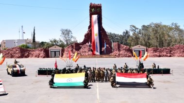 التدريب المصرى الهندى المشترك