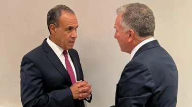 وزير الخارجية مع ستيف ويتكوف