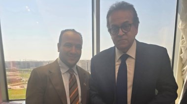 وزير الصحة والسكان، الدكتور خالد عبدالغفار، والنائب وسيم عثمان