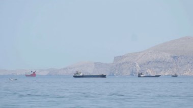 سفن في مضيق هرمز