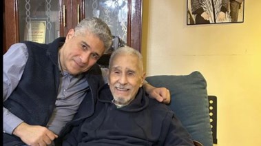 عبدالرحمن أبو زهرة رفقة نجله